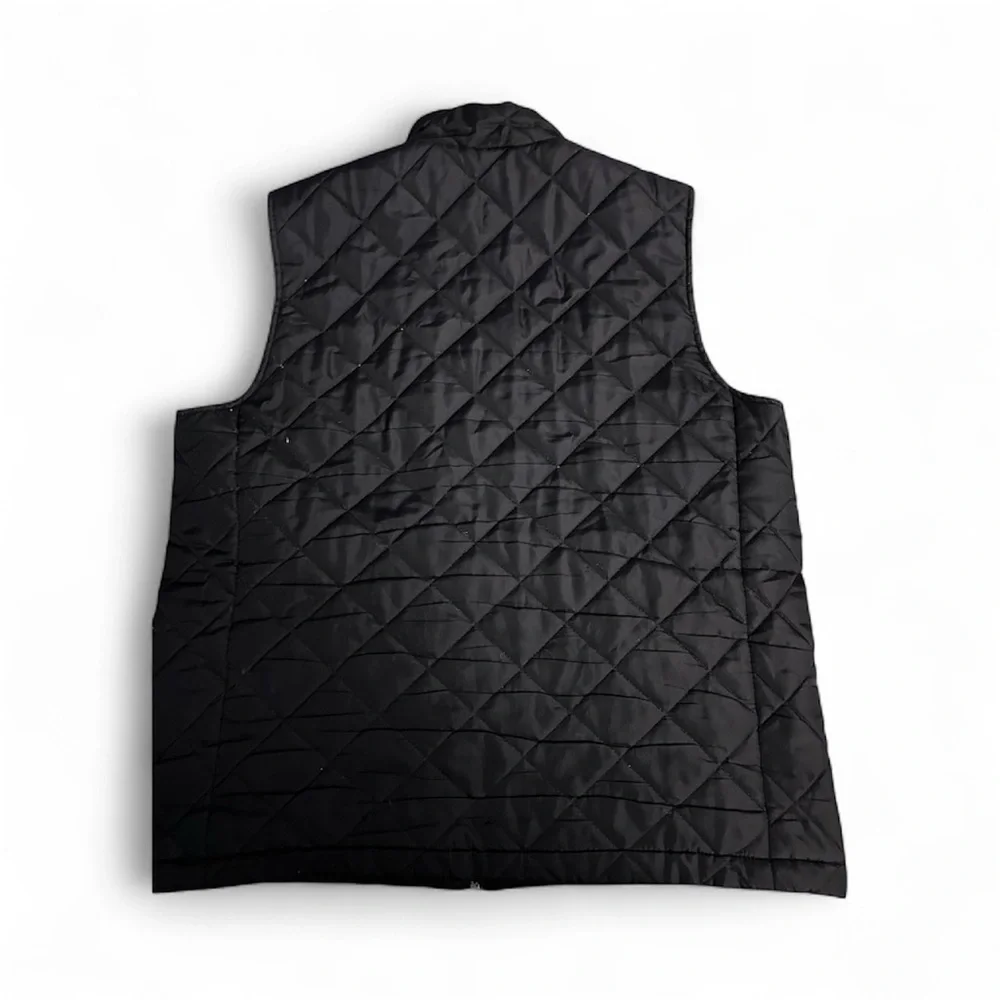 Hawke & Co Men's Black Quilted Vest
